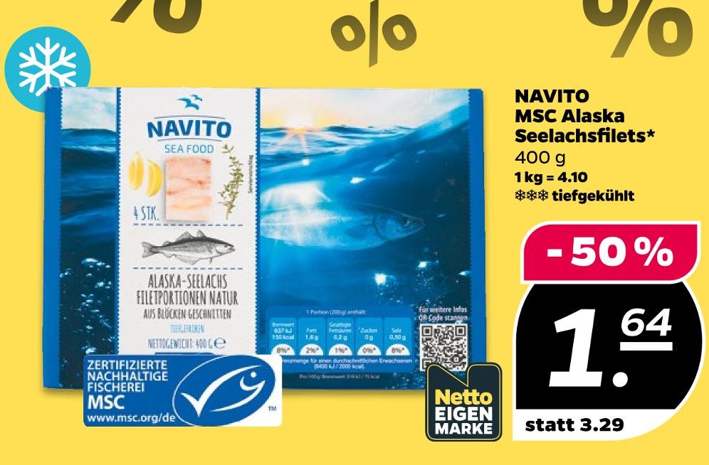 MSC Alaska Seelachsfilets