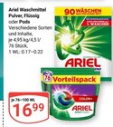 Waschmittel Pulver, Flüssig oder Pods im Angebot bei GLOBUS in Jena Waschmittel Pulver, Flüssig oder Pods Angebote von Ariel bei GLOBUS Jena für 16,99 €