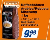 Kaffeebohnen Arabica/Robusta Mischung im Angebot bei expert in Hameln Kaffeebohnen Arabica/Robusta Mischung Angebote von UNITALIA bei expert Hameln für 9,99 €