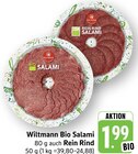 Bio Salami Angebote von Wiltmann bei E center Villingen-Schwenningen für 1,99 €