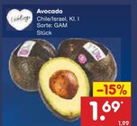 Avocado für 1,69 € bei Netto Marken-Discount im Angebot Avocado im aktuellen Netto Marken-Discount Prospekt