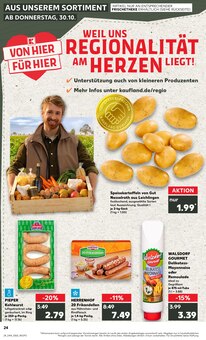 Kartoffeln im aktuellen Kaufland Prospekt (Leverkusen) Kartoffeln im Kaufland Prospekt "RICHTIG FRISCH" mit 69 Seiten (Leverkusen)
