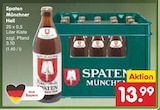 Münchner Hell Angebote von Spaten bei Netto Marken-Discount Schwabach für 13,99 €