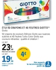 Étui 50 crayons et 40 feutres - Giotto en promo chez E.Leclerc Thionville à 19,90 €