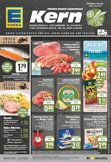 EDEKA Prospekt der Woche "Aktuelle Angebote" Seite 1, 07.07.2025 bis 12.07.2025 für Leverkusen Aktueller EDEKA Prospekt "Aktuelle Angebote" Seite 1 von 24 Seiten für Leverkusen