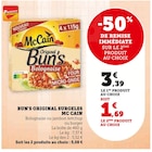 Bun's original surgelés - MCCAIN en promo chez Super U Bun's original surgelés - MCCAIN dans le catalogue Super U