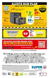 Prix et réduction Cuiseur Vapeur dans le prospectus Super U en cours Offre Cuiseur Vapeur dans le catalogue Super U du moment à la page 28
