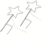 2 LED-Gartenstecker Höhe ohne Erdspieß ca. 26 cm für 12,99 € bei Tchibo im Supermarkt im Angebot 2 LED-Gartenstecker Höhe ohne Erdspieß ca. 26 cm im aktuellen Tchibo im Supermarkt Prospekt