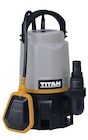 Promo Pompe vide-cave "TITAN" à eaux chargées 400 W - 10000 L/h. à 56,90 € dans le catalogue Brico Dépôt à Saint-Priest