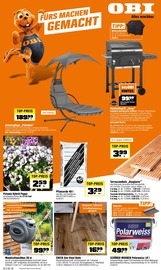 Aktueller OBI Prospekt mit Gartenerde, "FÜRS MACHEN GEMACHT", Seite 1