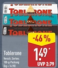Versch. Sorten von Toblerone für 1,49 € bei ALDI Nord im Angebot Versch. Sorten von Toblerone im aktuellen ALDI Nord Prospekt
