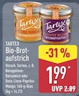 Bio-Brotaufstrich Belugalinse-Balsamico von Tartex im aktuellen ALDI Nord Prospekt