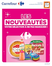 Prospectus Supermarchés Carrefour en cours, LES NOUVEAUTÉS : VOTRE SÉLECTION À NE PAS MANQUER !, 14 pages, 01/12/2025 - 28/12/2025 Catalogue Supermarchés Carrefour en cours à Noisy-le-Roi et alentours, LES NOUVEAUTÉS : VOTRE SÉLECTION À NE PAS MANQUER !, 14 pages, 01/12/2025 - 28/12/2025