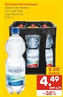 Mineralwasser bei Netto Marken-Discount im Prospekt "" für 4,49 €