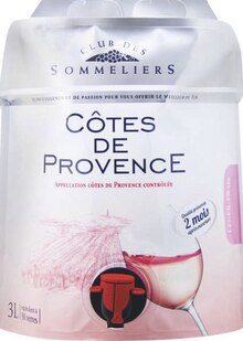 Côtes de Provence AOC rosé - Petit Casino à Lyon Côtes de Provence AOC rosé en promo chez Petit Casino Lyon à 18,50 €