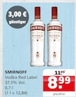 Aktuelles Vodka Red Label Angebot bei Getränke Quelle Weydringer in Göttingen ab 8,99 €
