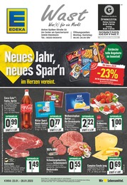 Supermarkt Prospekt von EDEKA Schieder-Schwalenberg EDEKA Prospekt: "Aktuelle Angebote", 24 Seiten, 23.01.2023 - 28.01.2023