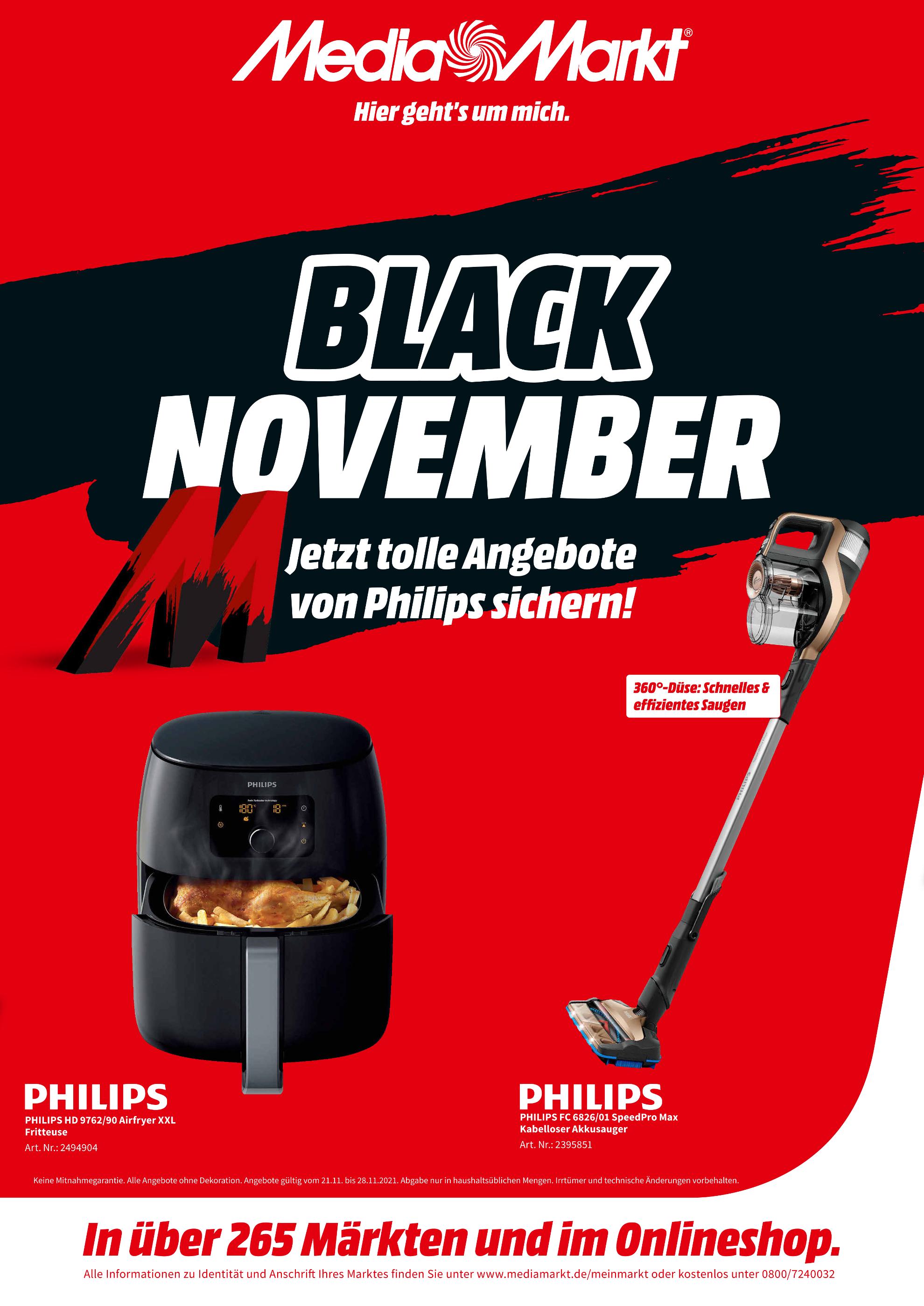 Media-Markt Prospekt für Remscheid mit 1 Seite Media-Markt Prospekt für Remscheid: "BLACK NOVEMBER", 1 Seite, 21.11.2021 - 28.11.2021