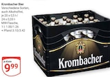 Bier im Angebot bei GLOBUS in Salzgitter Bier Angebote von Krombacher bei GLOBUS Salzgitter für 9,99 €