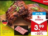 Aktuelles Schweine-Schälrippen Angebot bei Netto Marken-Discount in Mönchengladbach ab 3,99 €