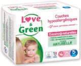 Couches hypoallergéniques - Love & Green dans le catalogue Super U
