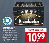 Krombacher bei famila Nordost im Jesteburg Prospekt für 10,99 €