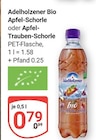 Aktuelle Äpfel Angebote bei GLOBUS in Halle (Saale) Aktuelles Bio Apfel-Schorle oder Apfel-Trauben-Schorle Angebot bei GLOBUS in Halle (Saale) ab 0,79 €