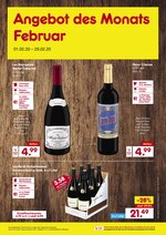 Netto Marken-Discount Prospekt "Angebot des Monats Februar", 1 Seiten, für Mengen, 01.02.2020 - 29.02.2020 Netto Marken-Discount Prospekt "Angebot des Monats Februar", 1 Seiten, für Mengen, 01.02.2020 - 29.02.2020