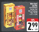 Knusper mini Mix Angebote von Ritter Sport bei E center Schweinfurt für 2,99 €