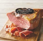 Jambon sec supérieur affinage 9 mois sans conservateur salaisons cros en promo chez Super U Valence à 14,90 €