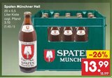 Münchner Hell Angebote von Spaten bei Netto Marken-Discount Hannover für 13,99 €