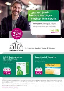 mea - meine apotheke Prospekt Unsere November-Angebote mit  Seiten