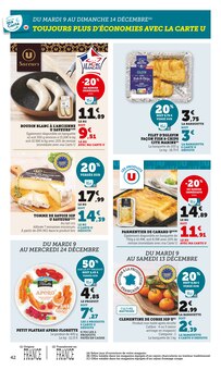 Promotion Tulipes dans le prospectus Super U, valable du 09/12/2025 au 24/12/2025 Promo Tulipes dans le catalogue Super U du moment à la page 42