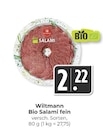 Bio Salami fein Angebote von Wiltmann bei Hieber Freiburg für 2,22 €