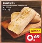 Ciabatta-Brot bei Netto Marken-Discount im Küssaberg Prospekt für 0,69 €