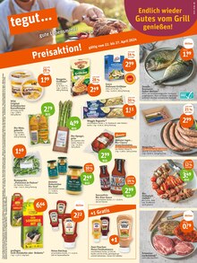 Aktueller tegut Prospekt "tegut… gute Lebensmittel" Seite 1 von 24 Seiten für München