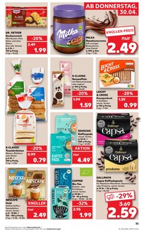 Nescafe im Kaufland Prospekt "Aktuelle Angebote" mit 62 Seiten (Augsburg)