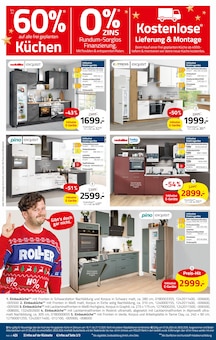 Küche im ROLLER Prospekt "Weihnachtsrabatte zum Fest!" mit 16 Seiten (Essen)