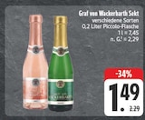 Sekt Rosé Angebote von Graf von Wackerbarth bei EDEKA Bautzen für 1,49 €