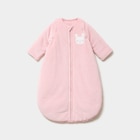 Gigoteuse manches amovibles velours rose clair bébé - La Halle Gigoteuse manches amovibles velours rose clair bébé à 14,99 € dans le catalogue La Halle