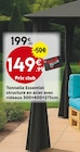 Tonnelle Essentiel Structure en acier avec rideaux en promo chez Maxi Bazar Tonnelle Essentiel Structure en acier avec rideaux dans le catalogue Maxi Bazar