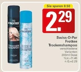 Frottee Trockenshampoo Angebote von Swiss-O-Par bei WEZ Bad Oeynhausen für 2,29 €