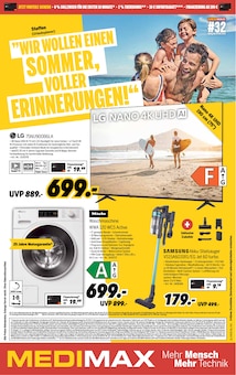 Aktueller MEDIMAX Prospekt "WIR WOLLEN EINEN SOMMER, VOLLER ERINNERUNGEN!" Aktueller MEDIMAX Prospekt