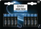 8 piles LR6 high tech - CASINO en promo chez Casino Supermarchés Cannes à 2,50 €