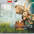 Les fossiles de dinosaures : le crâne du tricératops - LEGO JURASSIC WORLD en promo chez Intermarché Hyper Les fossiles de dinosaures : le crâne du tricératops - LEGO JURASSIC WORLD dans le catalogue Intermarché Hyper