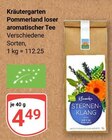 Sternenklang loser aromatischer Tee Angebote von Kräutergarten Pommerland bei GLOBUS Rostock für 4,49 €