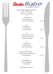 Supermarkt Prospekt von famila Nordost Stralsund famila Nordost Prospekt: "Aktuelle Angebote", 1 Seite, 16.03.2026 - 21.03.2026