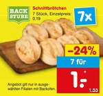 Schnittbrötchen Angebote von Backstube bei Netto Marken-Discount Aschaffenburg für 1,00 €