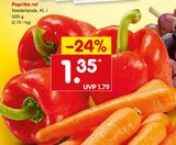 Aktuelle Gemüse Angebote bei Netto Marken-Discount in Würzburg Aktuelles Paprika rot Angebot bei Netto Marken-Discount in Würzburg ab 1,35 €