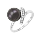 Bague en or gris diamants et perle de culture de Tahiti en promo chez E.Leclerc Bague en or gris diamants et perle de culture de Tahiti dans le catalogue E.Leclerc